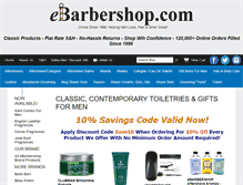 Tablet Screenshot of ebarbershop.com